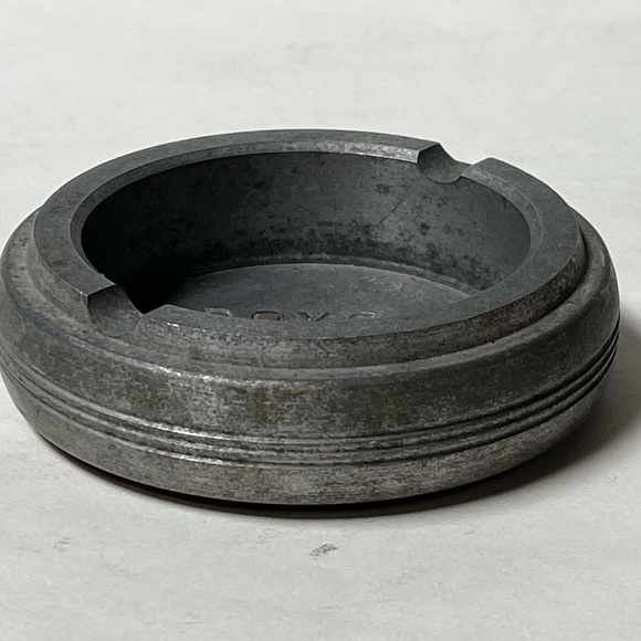 Vintage Ashtray Made at Boys Town Omaha Nebraska Aluminum 4.25” Round Americana - Picture 4 of 5